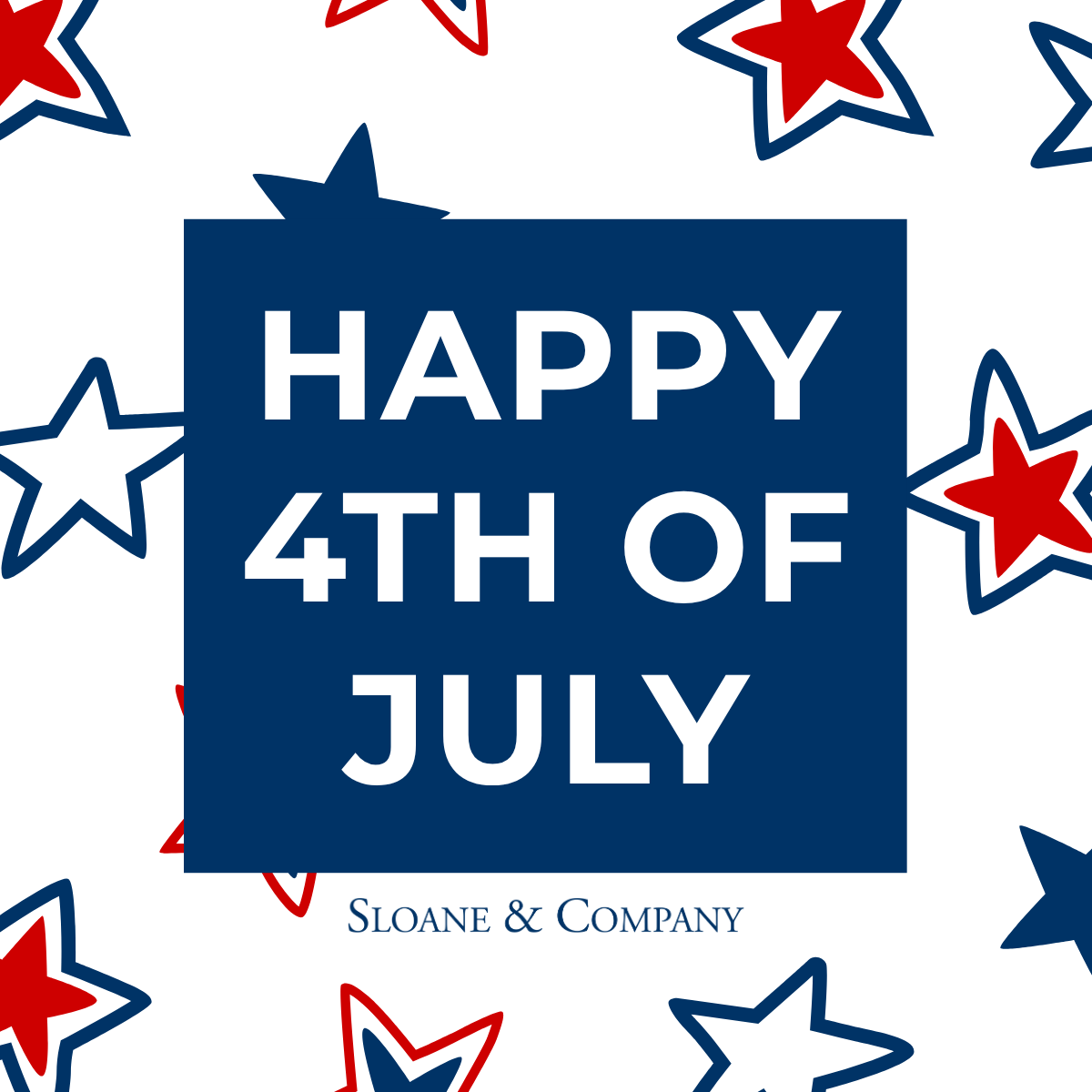 SloaneAndCoPR's tweet photo. Today we honor the day our country declared independence. Happy 4th of July! 🇺🇸 #IndependenceDay https://t.co/CuddmyIlQd