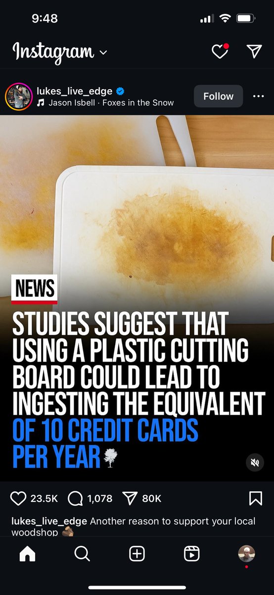 Grifting has become so permissible. Like it shouldn’t be allowed to lie like this in order to sell wooden cutting boards (or rather causing paranoia to sell anything)