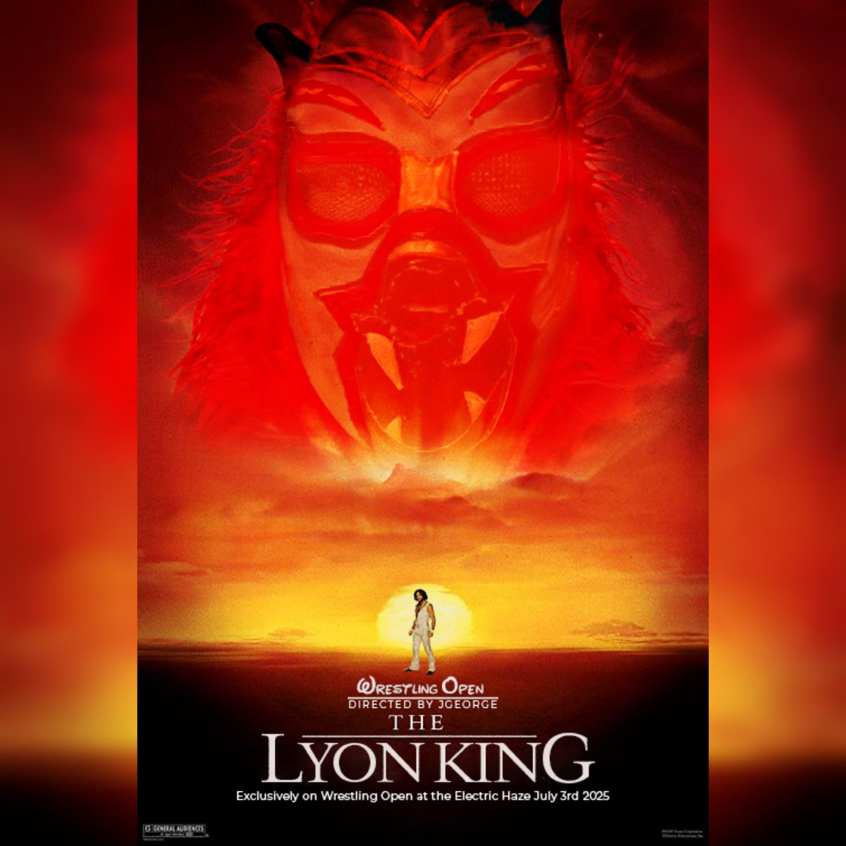 JG (@jgeorgethemovie) on Twitter photo Tonight <a href="/WrestlingOpen/">Wrestling Open</a>
Wrestling's Premiere Cinematic Genius becomes King of the Jungle
🦁🎬🦁 Tonight <a href="/WrestlingOpen/">Wrestling Open</a>
Wrestling's Premiere Cinematic Genius becomes King of the Jungle
🦁🎬🦁