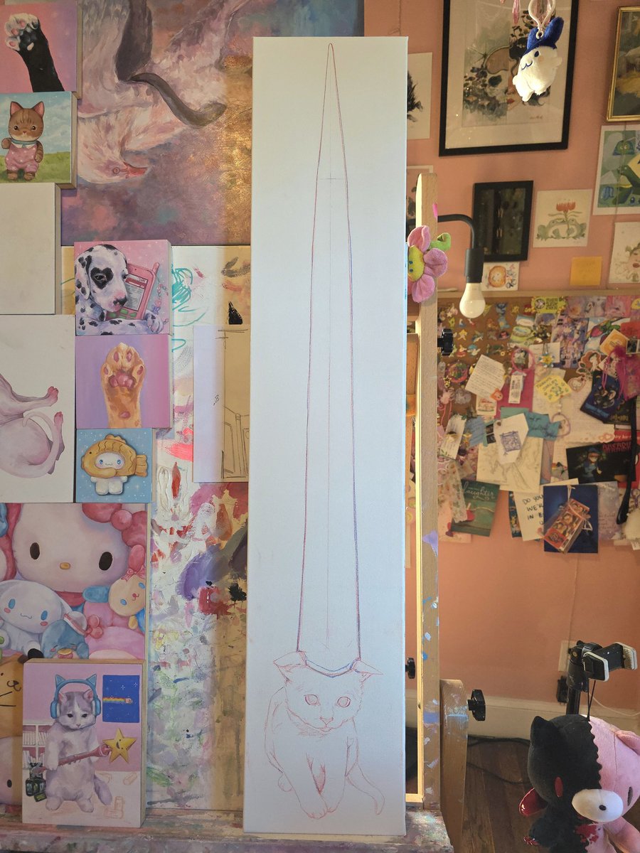shelbyj_art's tweet photo. this is 40" tall btw https://t.co/WnYP5sNTCn