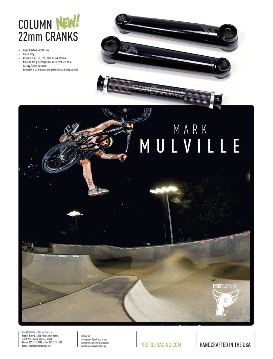 A little #throwback with @markmulville
Advert history with Mark, Profile Product, all care of design work by @adi_gilbert
#bmx #history #profilebmx #profileracing #bikes #cycling