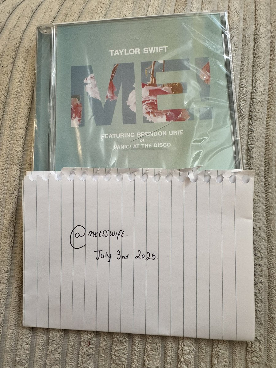 cristina | andor brainrot activated (@metsswift) on Twitter photo Sealed Me! CD single!
-retweet this tweet!
-every £1 donated = 1 entry! (£5 = 5 entries for ex)
-reply to this tweet with a screenshot of your donation and write Me! CD raffle in message box on paypal!
money goes towards my surgery!
paypal: cristinawrites1@gmail.com Sealed Me! CD single!
-retweet this tweet!
-every £1 donated = 1 entry! (£5 = 5 entries for ex)
-reply to this tweet with a screenshot of your donation and write Me! CD raffle in message box on paypal!
money goes towards my surgery!
paypal: cristinawrites1@gmail.com
