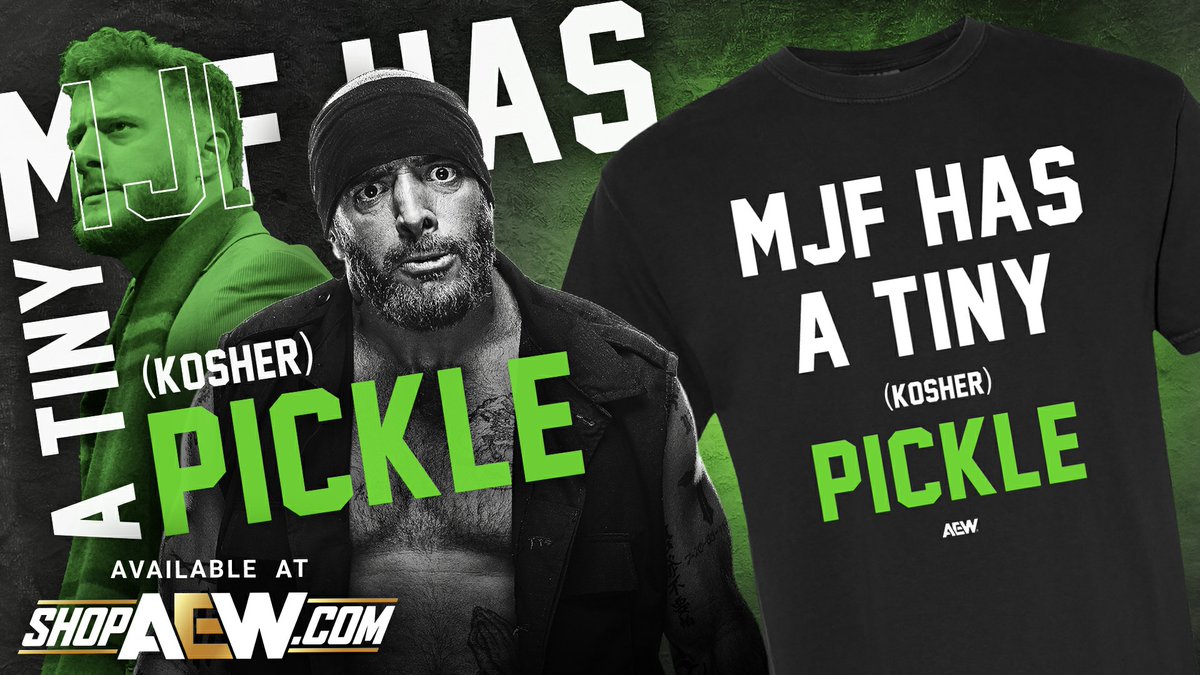 More genius work from the AEW marketing team 🥒🥒🥒