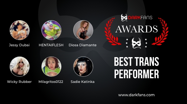 Darkfans is pleased to announce the nominees for the Darkfans Best Trans Performer of the Year Award
#DarkfansAwards #FanVote #FanChoice

darkfansawards.com

<a href="/thejessydubai/">Thejessydubai AVN</a> <a href="/HENTAIFLESH/">⛧PET-639⛧</a> <a href="/Diosa_Diamante/">Diosa Diamante 💎</a> <a href="/WickyRubber/">Wicky Rubber</a> <a href="/Milagritos0122/">Dayana Show</a> SadieKatinka