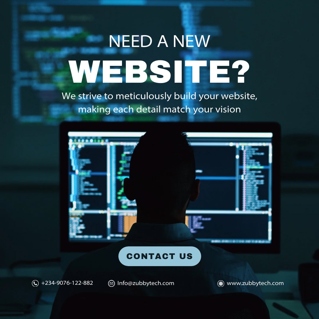 zubbytech_'s tweet photo. 🌟 Boost your business with ZubbyTech! Elevate your biz with custom designed and developed: 

✅Responsive website
✅E-commerce solution
✅SEO. 

DM us!

 #WebDevelopment #ThursdayMotivation #Ecommerce2025 #WebDesign #ZubbyTech https://t.co/Fgn2x1xs34