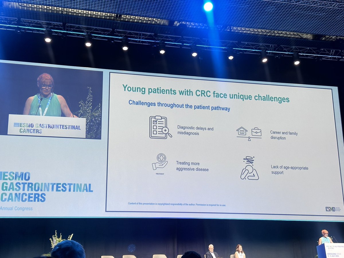 Thank you Zorana, CEO of <a href="/dice_europe/">Digestive Cancers Europe</a>, for a fantastic talk at <a href="/myESMO/">ESMO - Eur. Oncology</a> highlighting the unique and distinct  challenges that our younger patients face