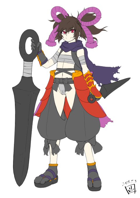 @lastorigin_info この間の大戦乱イベのシナリオに刺激されての2体目投稿。
クノイチシリーズにもこういうキャラ(口リ・完全支援要員)がいても良いじゃないかなって…。
#ラスオリ公募展 