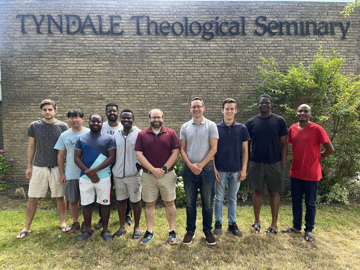 drjohnmeade's tweet image. That’s a wrap on our teaching at @TyndaleNL! @pjgurry & I are grateful to have lectured on OT and NT textual criticism, canon, and theology of Scripture this week. We had great students who dialogued with us well.
May these efforts bear fruit for the global church.