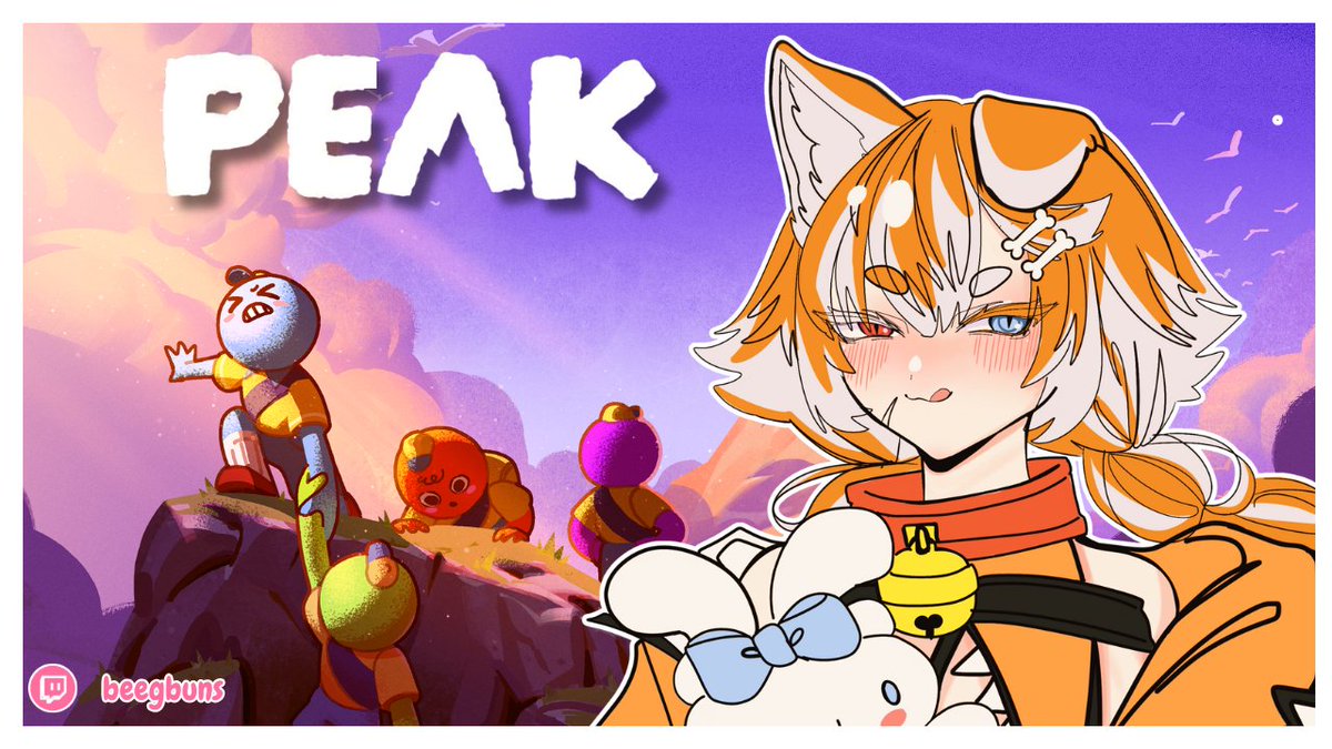 🔴STINKERS ASSEMBLE!  

will we reach the peak... or will you show me your peak? 
playing peak with friends!

🔗twitch.tv/beegbuns 

{ #VTuberUprising ✦ #beeglive ✦ #VTuber ✦ #VTuberEN  ✦ #VtuberStream}