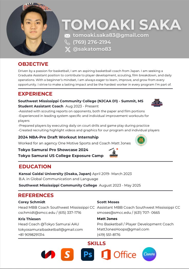 Still looking for a GA position for upcoming season! 
Here’s what I bring to the table
- Player development 
- Graphics 
- Video work 
- Always available, 24/7 
And more 

Feel free to text (769-276-2194)or DM me!