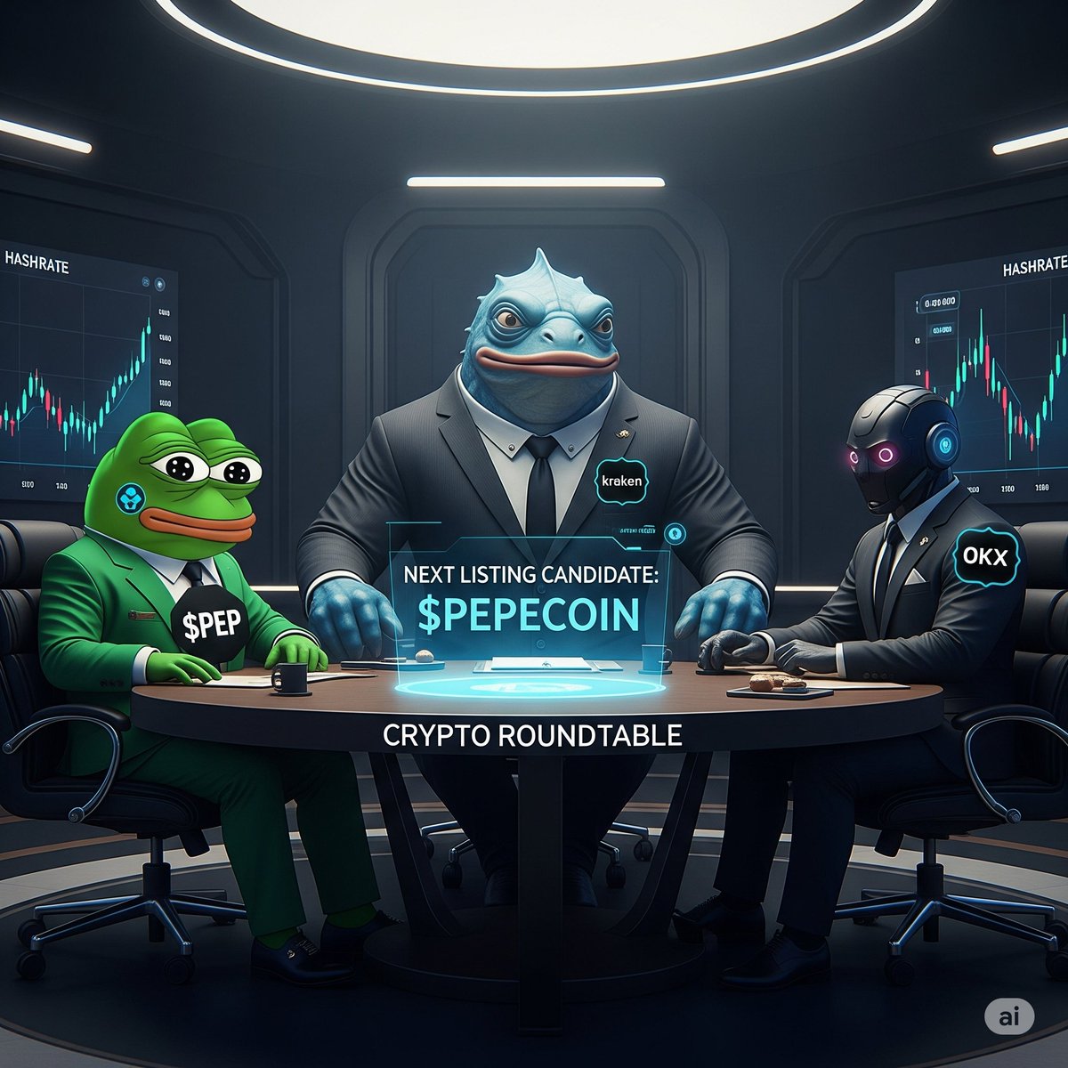 ajah_manus5476's tweet photo. Hey @okx / @krakenfx ๐
Why not list a real meme chain?
๐ธ $PEP
โ
Layer 1 PoW
โ
Merge mined w/ $LTC & $DOGE
โ
No premine, no ICO
โ
Just frens building for frens
Letโs get the frogs on board ๐ธ๐
@PepecoinNetwork
#Pepecoin #FairLaunch #FrogOnChain jl https://t.co/55CTVUV6Cj