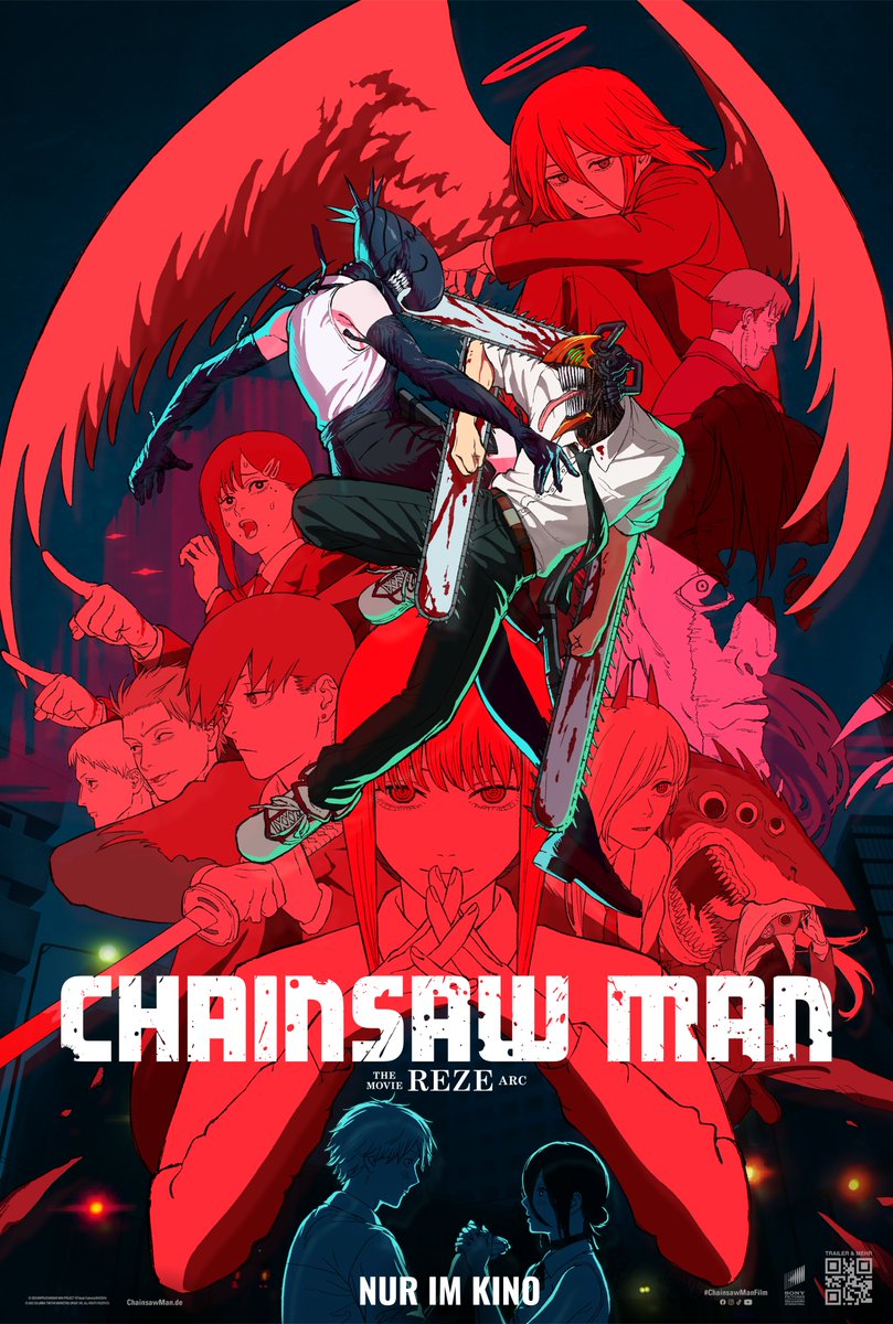 Festhalten! Chainsaw Man – The Movie: Reze Arc läuft ab 30.10. NUR im Kino. #ChainsawManFilm