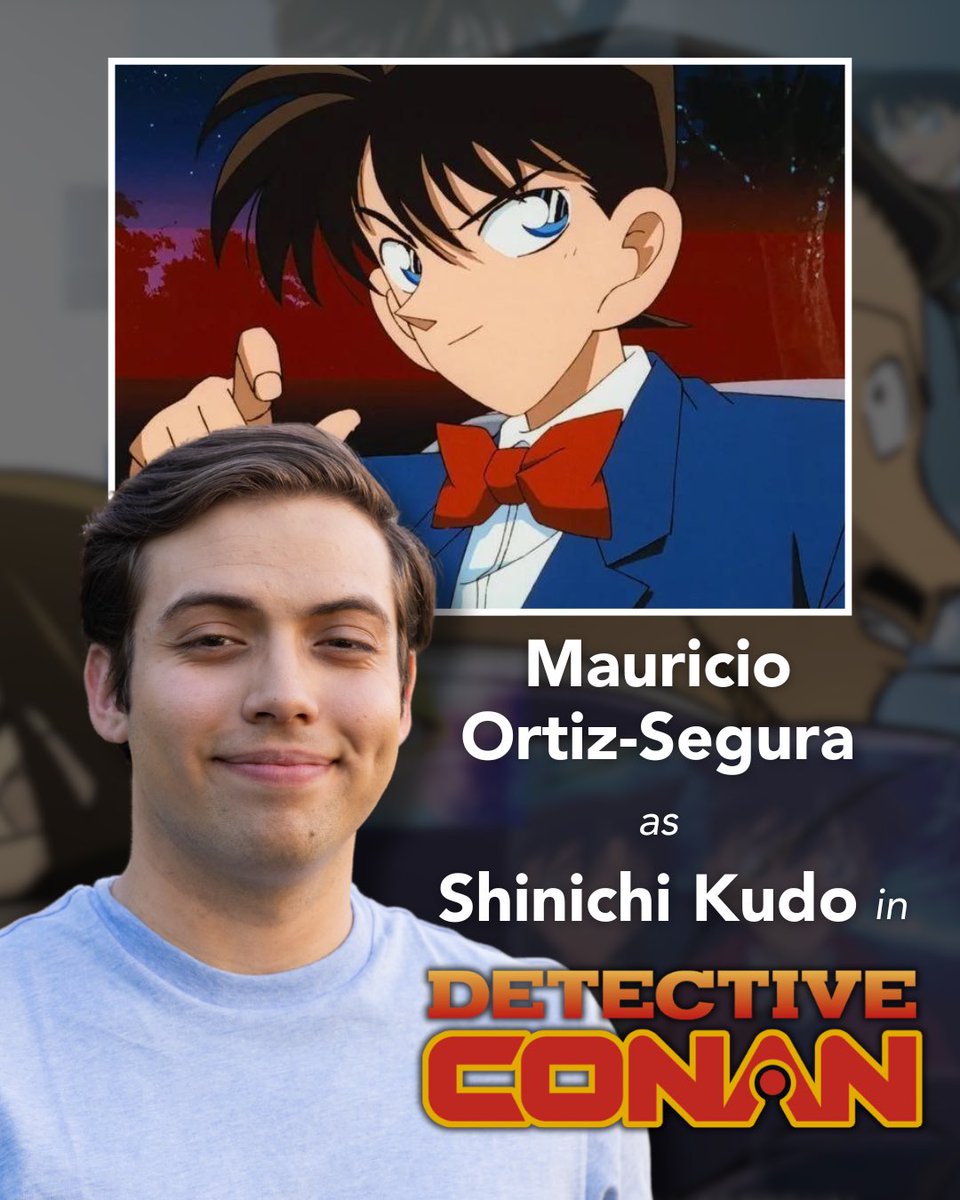 There is always only one truth! 🫆

I’m overjoyed to say I’m the English voice of SHINICHI KUDO in TMS’s all new English dub of DETECTIVE CONAN! 🕵️‍♂️

An absolutely ginormous thank you to <a href="/StudioNanoCo/">Studio Nano</a>, <a href="/littleramyun/">Michelle Rojas 🔜 Anime Expo</a>, and <a href="/tmsanime/">TMS Entertainment USA Inc.</a> for trusting me with such a legendary character!