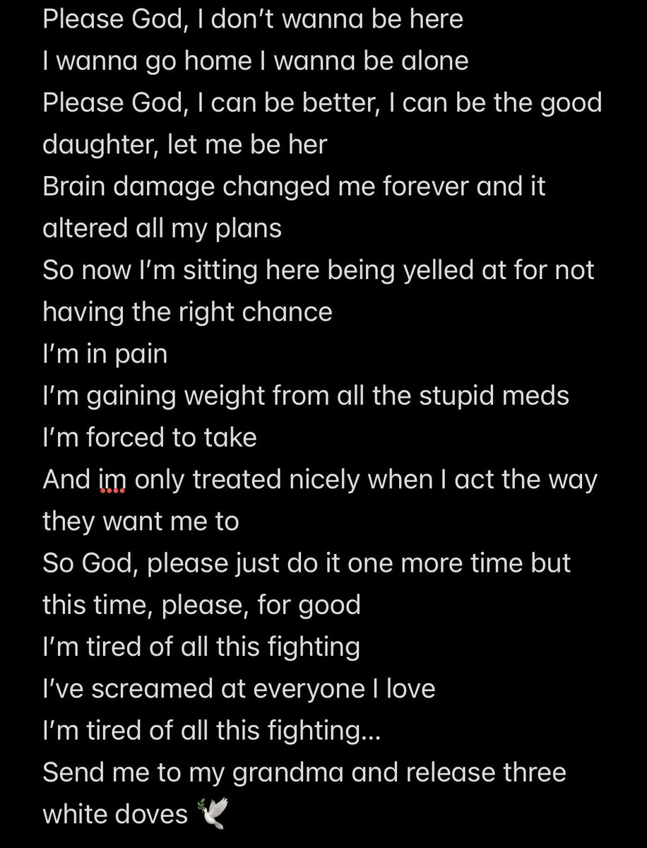 CrsednObsrvant's tweet photo. Thought I’d hop on the Letter to God trend in the halsey community … #tgi #halsey #lettertogod #fmlt #writtenbyme https://t.co/xRvrfNPHVX