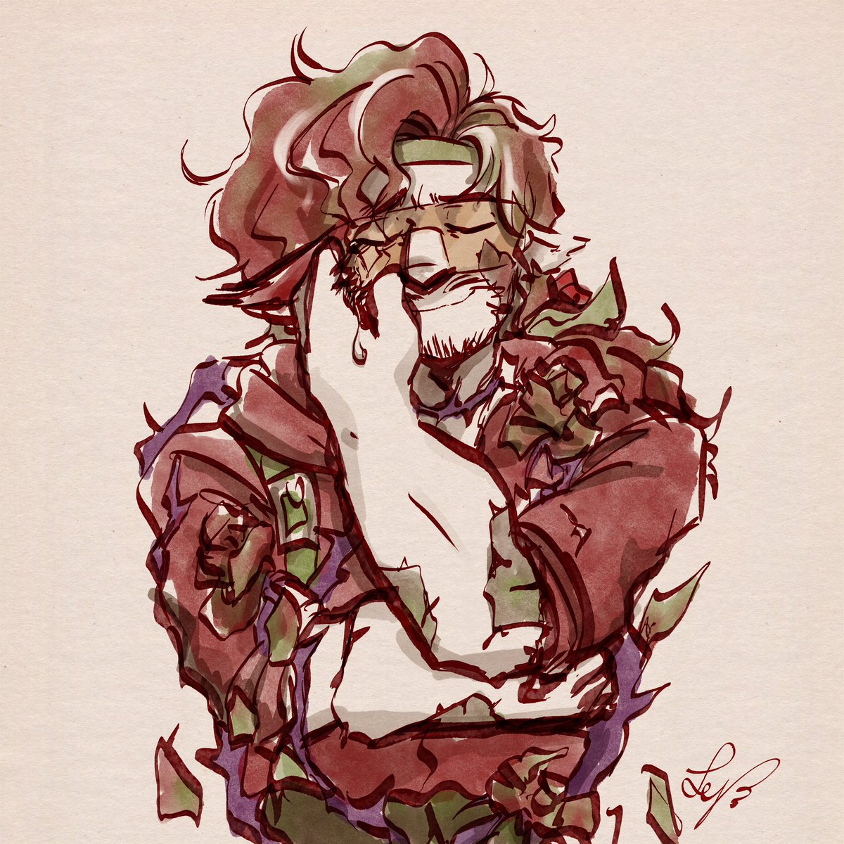 ly_the_creator's tweet image. Treebark Week day 4: Whole
My abomination rotten rose bush, you are so mourningly beautiful
#martren