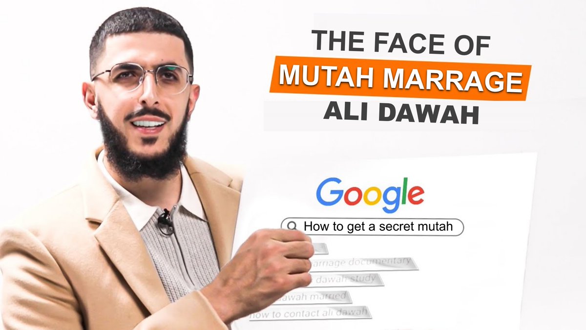 TweetYBIC's tweet image. If you want to know how to get a secret mutah marriage just ask @AliDawow. He is the face of mutah marriage.
#Islam #Quran #Muhammad #Mutah #Marriage