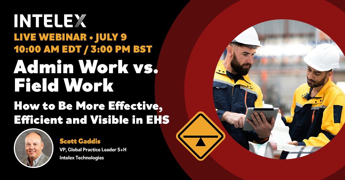 Struggling to balance field time and admin work?
On July 9, Scott Gaddis shares tips from 35+ years in safety leadership.
Learn how to reclaim your time and focus on what matters most.
Register now: buff.ly/v3ngMI2
#EHS #SafetyLeadership #Webinar