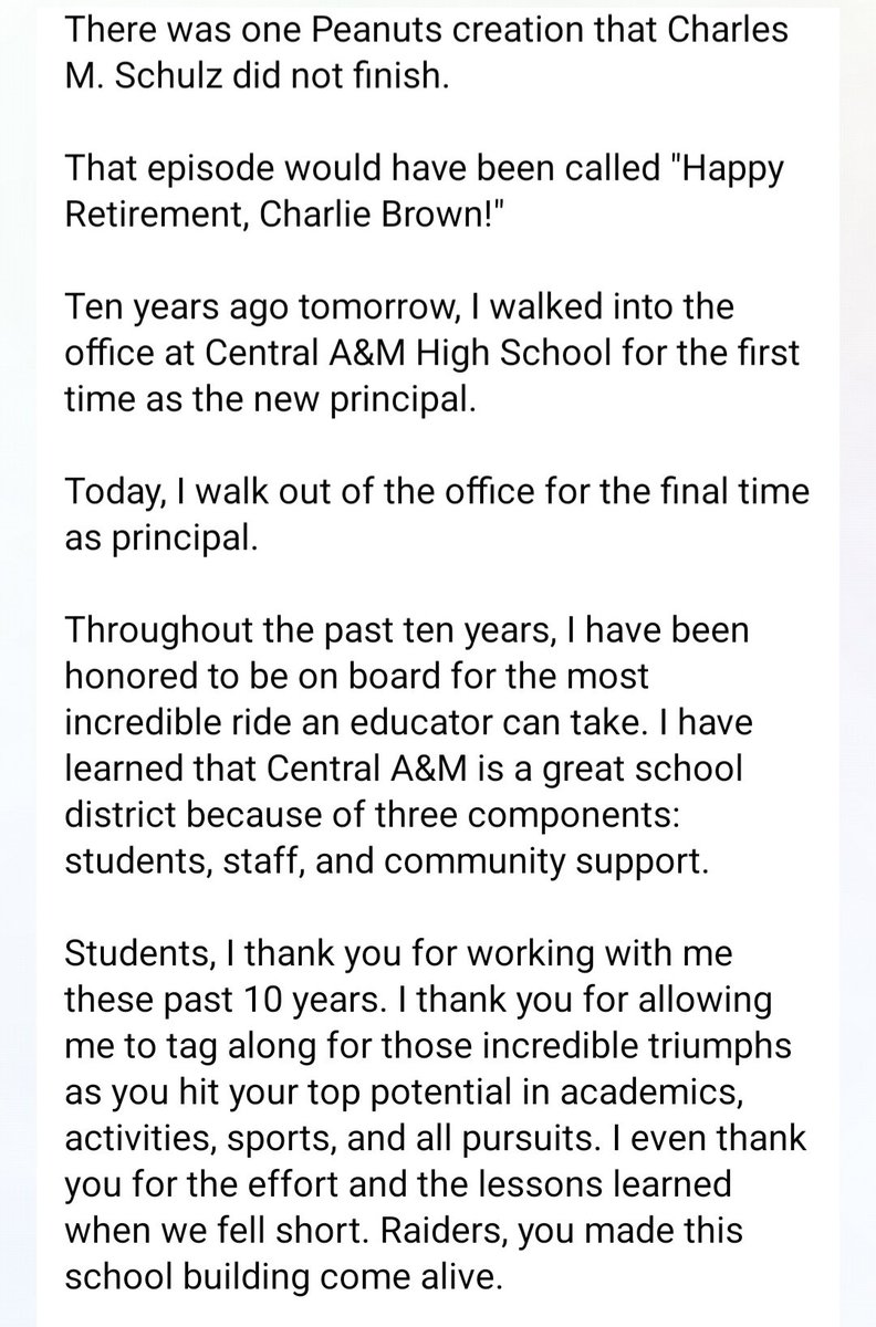 Central A&M HS Principal Daly tweet media