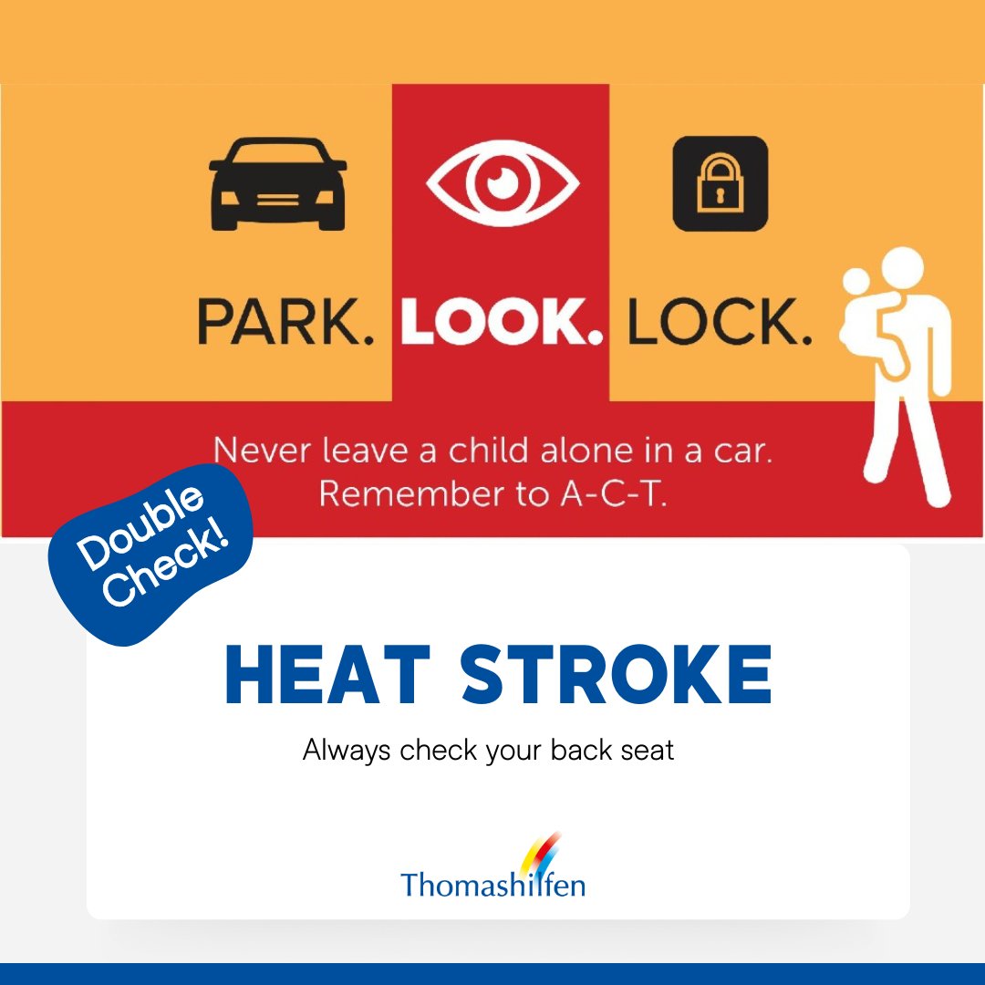 Its Summer time!☀️ Which means hotter temperatures. 🌡️ In just 10 minutes, a car can heat up by 20°F — even with the windows cracked.
Children are especially vulnerable. Check the back seat. #HeatStrokeKills #HotCarWarning