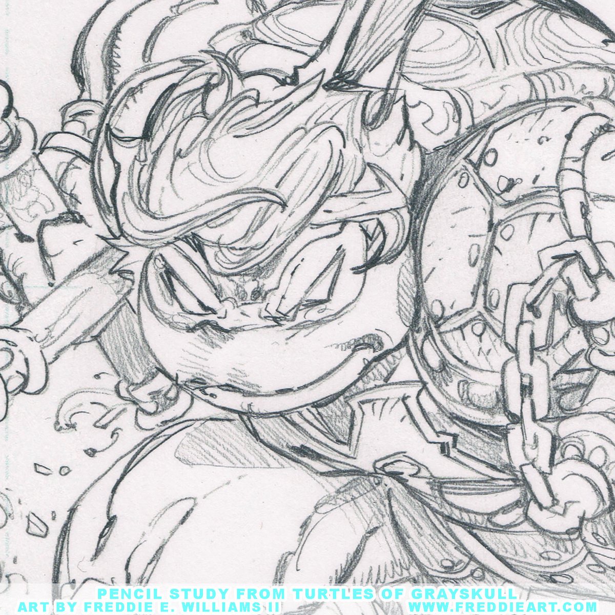 Mikey Pencil study from Turtles of Greyskull
Let me know who you’d like to see me sketch in the comments below!
If you’re into this kind of sketch work, check out the original art section of my website: freddieart.com freddieart.com/product-catego…