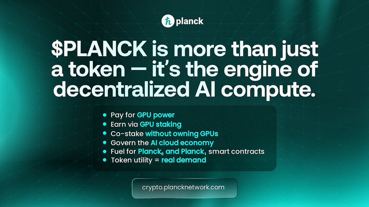 Not everything in Web3 needs to be flashy to be powerful.

@PlanckNetwork is building quietly, but their impact is loud.

Let’s unpack why Planck might be the most important layer of the decentralized future 🧵👇