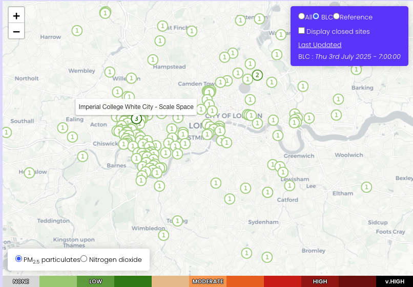JoinClarity's tweet image. #London’s biggest #AirQuality network is powered by 300+ @JoinClarity #airpollution sensors. Backed by @imperialcollege @ERGImperial experts for rigorous data quality, the #BreatheLondon Communities program drives change with local insights #CleanAirForAll tinyurl.com/BL-communities