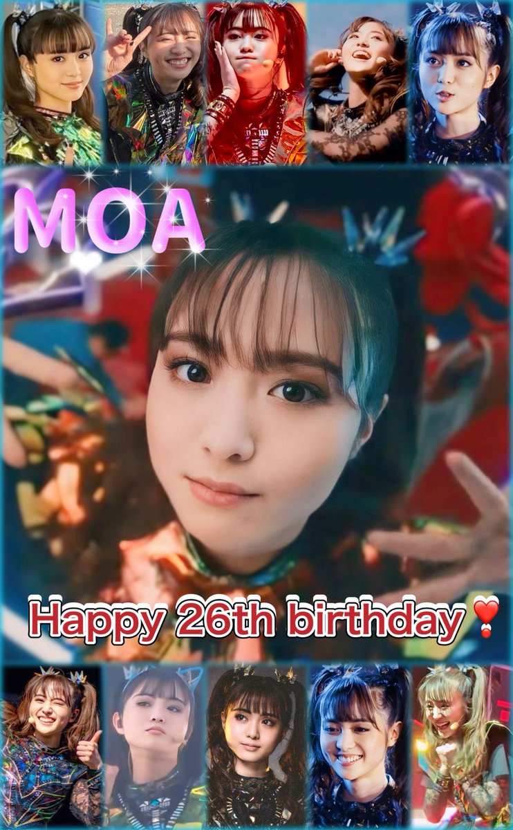 MOAMETALこと菊地最愛ちゃん、26歳のお誕生日おめでとうございます