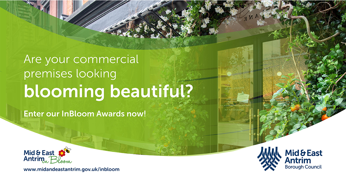 Mid and East Antrim Borough Council (@mea_bc) on Twitter photo πΌ Are your commercial premises looking blooming beautiful? πΈ 
Mid & East Antrim In Bloom Community Competitions 2025 are open for submissions! 
Enter your beautiful front garden, container garden or gardening for wildlife project!
orlo.uk/InBloom_cz8V9 
#MEAInBloom2025 πΌ Are your commercial premises looking blooming beautiful? πΈ 
Mid & East Antrim In Bloom Community Competitions 2025 are open for submissions! 
Enter your beautiful front garden, container garden or gardening for wildlife project!
orlo.uk/InBloom_cz8V9 
#MEAInBloom2025