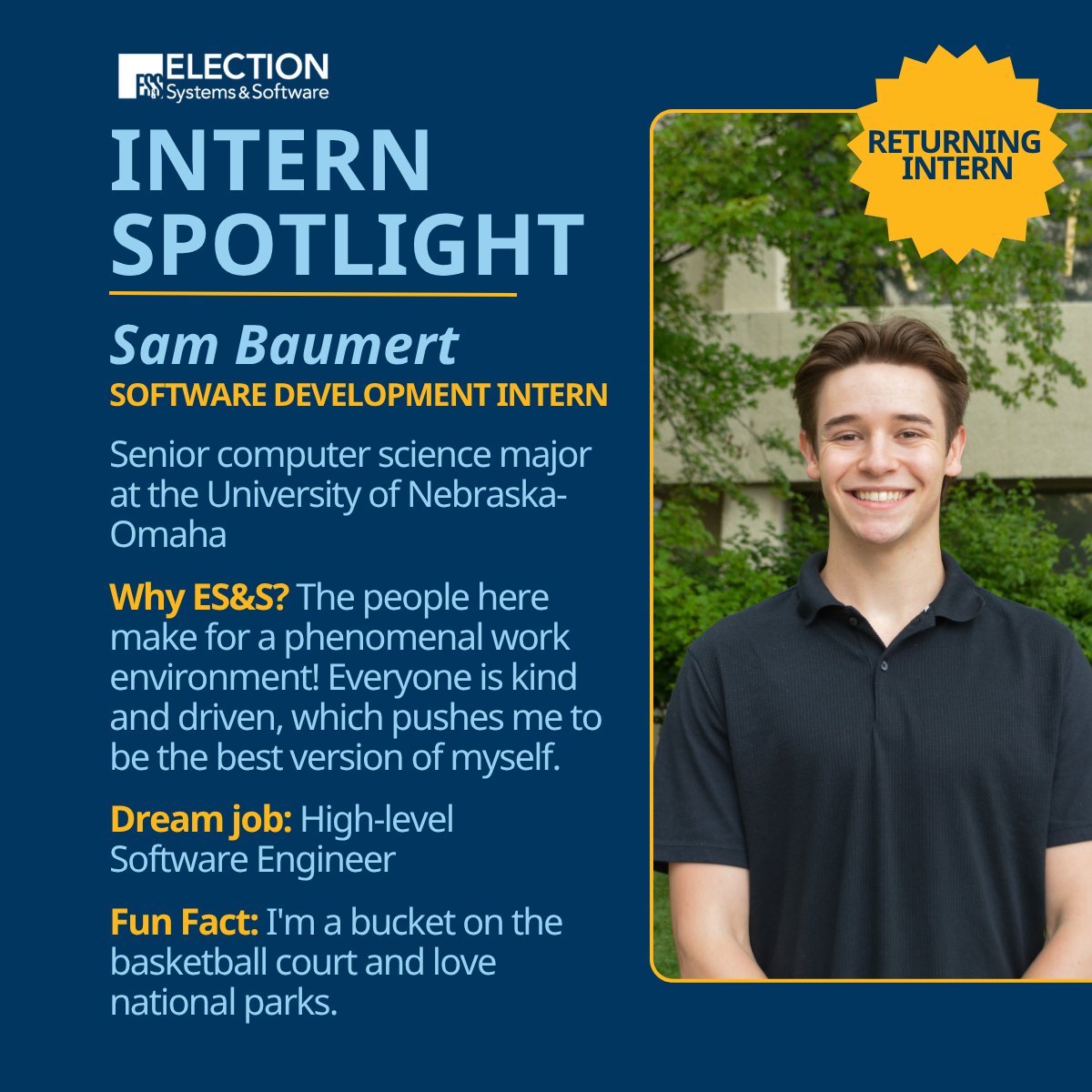 essvote's tweet image. Let’s hear it for our summer interns! Check out the slides below to learn more about some of our newest team members, Morgan, Sowmya, Sam and Ryan! #SummerInternship #StudentOpportunities