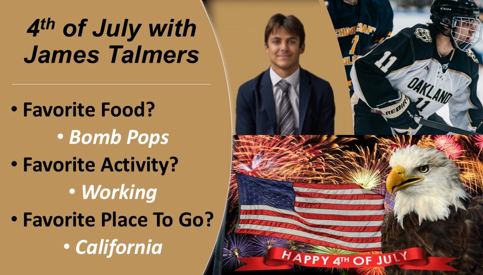 4th of July with James Talmers

#4thofJuly