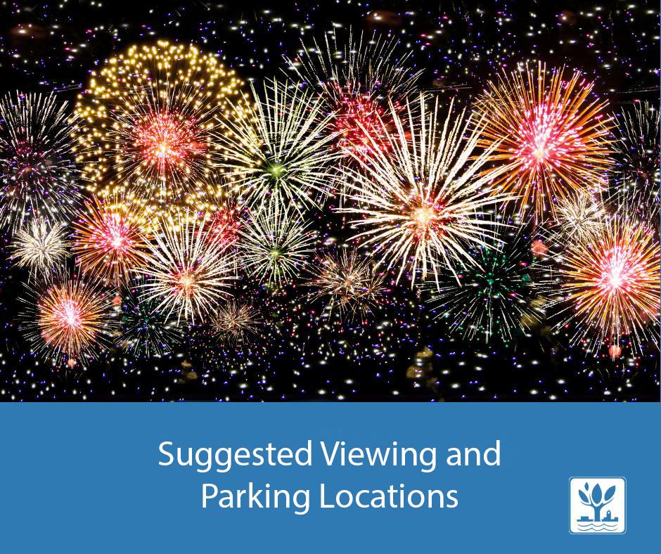Take a look at a map of suggested viewing and parking locations for tomorrow night's fireworks display at Frontier Sports Complex at naperville.il.us/eventinfo.