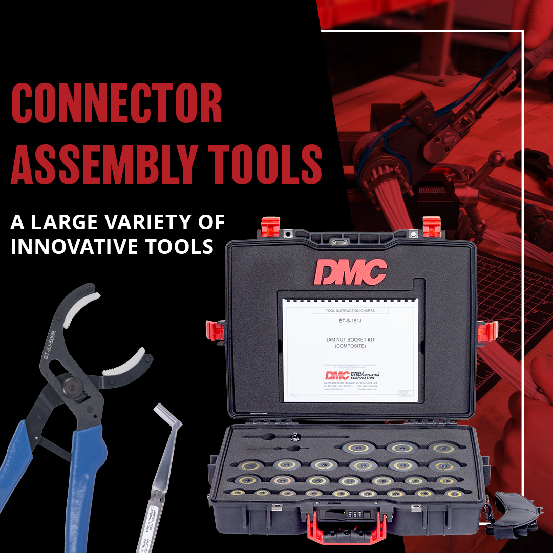 dmctools's tweet image. From I/R tools and contact retention testers to EMI banding and jam nut sockets, DMC provides reliable solutions for connector assembly across mil-spec and commercial applications!
Shop Now: ow.ly/5alj50WizZk
#dmctools