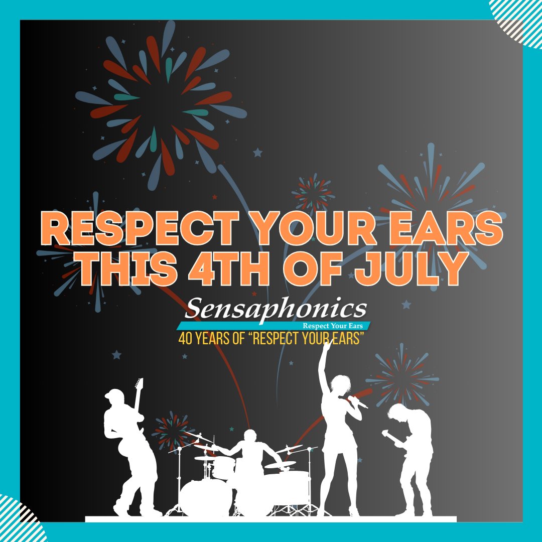 Anticipate the noise. Whether it’s a concert, race, or holiday display, exposure can be damaging within minutes. Pack ear protection this 4th of July weekend!

#RespectYourEars 
#ProAudio #earplugs #earprotection #audiology #hearinghealth #hearingconservation #safelistening