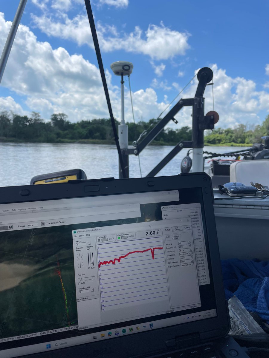 Iowa Flood Center (@iowafloodcenter) on Twitter photo Our team was on the Cedar River collecting bathymetry data (riverbed mapping) for Vinton’s new flood inundation maps available this fall via IFIS (tinyurl.com/36anrc3j). <a href="/VintonIowa/">City of Vinton, Iowa</a> <a href="/DanG_waterhawk/">Daniel Gilles</a>
The surprise? A baby bird rescue!
#FloodSafety #Vinton #FloodMapping Our team was on the Cedar River collecting bathymetry data (riverbed mapping) for Vinton’s new flood inundation maps available this fall via IFIS (tinyurl.com/36anrc3j). <a href="/VintonIowa/">City of Vinton, Iowa</a> <a href="/DanG_waterhawk/">Daniel Gilles</a>
The surprise? A baby bird rescue!
#FloodSafety #Vinton #FloodMapping