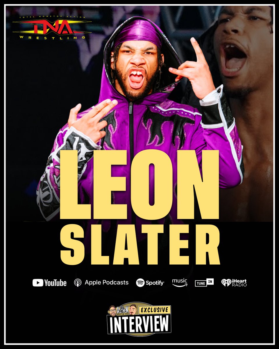INTERVIEW with LEON SLATER - Talks Moose, TNA Slammiversary 2025, WWE NXT, Hardy Boyz and MORE!  youtu.be/3rYxOy8IlVE