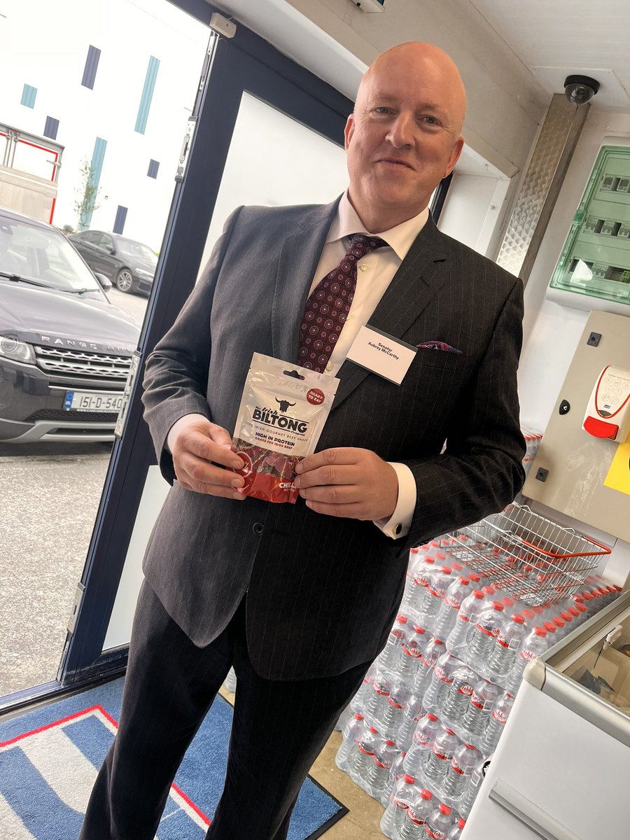 Irish Biltong Co. 🏆 (@irishbiltong) on Twitter photo Delighted to have <a href="/carthy_aubrey/">Senator Aubrey McCarthy</a> pop in to see us today to stock up on his healthy snacking with his extremely busy schedule. “Keeps me going while I’m on the move” Senator McCarthy told me . 👏👏 Delighted to have <a href="/carthy_aubrey/">Senator Aubrey McCarthy</a> pop in to see us today to stock up on his healthy snacking with his extremely busy schedule. “Keeps me going while I’m on the move” Senator McCarthy told me . 👏👏