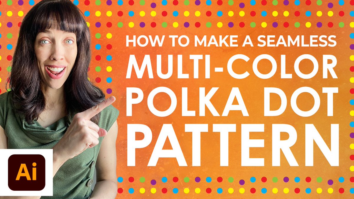 How2GraphDesign's tweet image. Polka Dot Pattern Party! Learn how to make a multi-color dot pattern in this video: youtu.be/Oax6B6WisSg