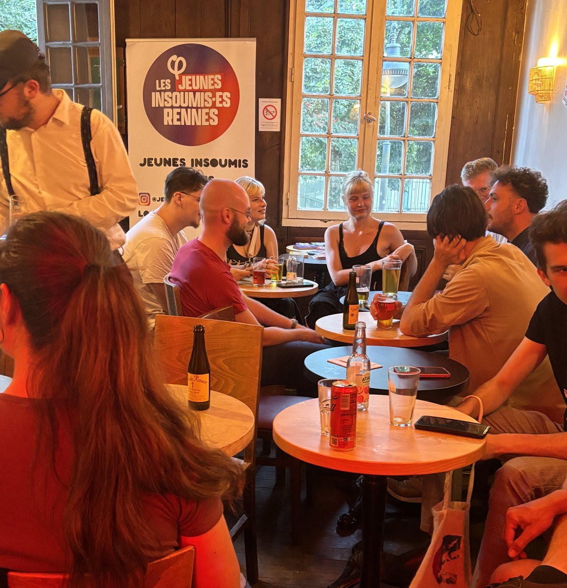 JFIRennes's tweet image. Nombreux•ses hier à notre apéro de fin d'année !
Manifs, tractages, collages, mobilisations: Cette année encore les Jeunes Insoumis·es ont été de toutes les luttes !
Gonflés à bloc pour continuer cet été et l'an prochain ! On ne lâche rien !