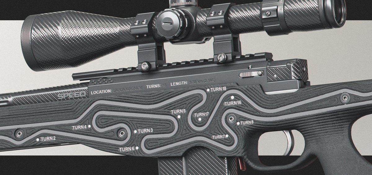 DesSashka's tweet image. AWP | Race Circuit 
steamcommunity.com/sharedfiles/fi…

The work is inspired by Formula 1 racing and the track.🏁@CounterStrike