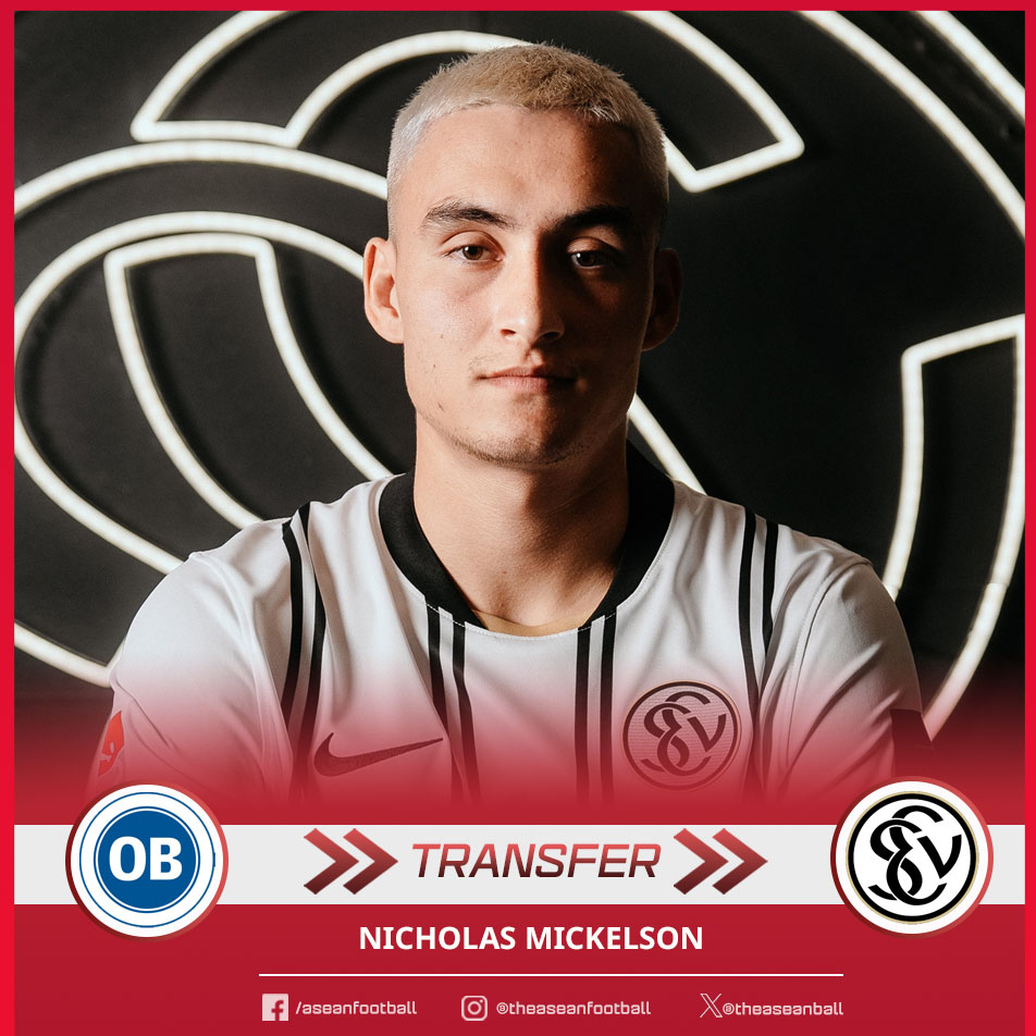 ✍️TRANSFERS

🇹🇭 Thailand defender Nicholas Mickelson (1999) has officially joined 🇩🇪 SV Elversberg in the 2. Bundesliga, following the end of his contract with Danish Superliga side Odense Boldklub (OB).

A new chapter begins in Germany for the Thai international!