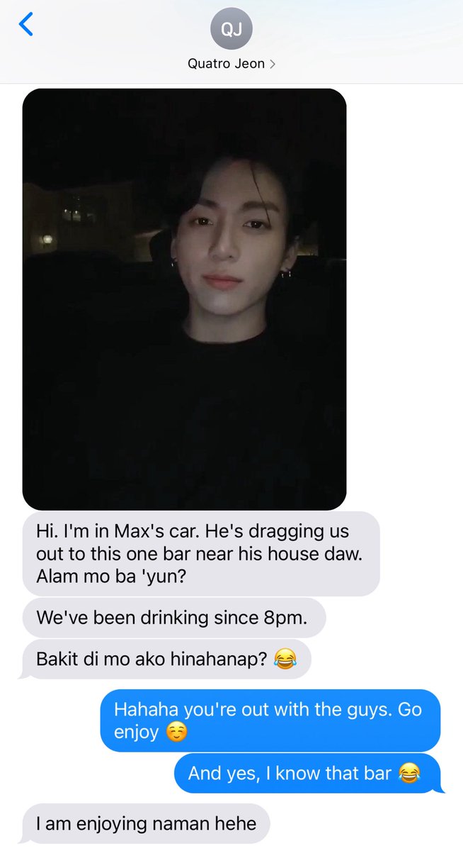 135 [series of texts, different time/day]