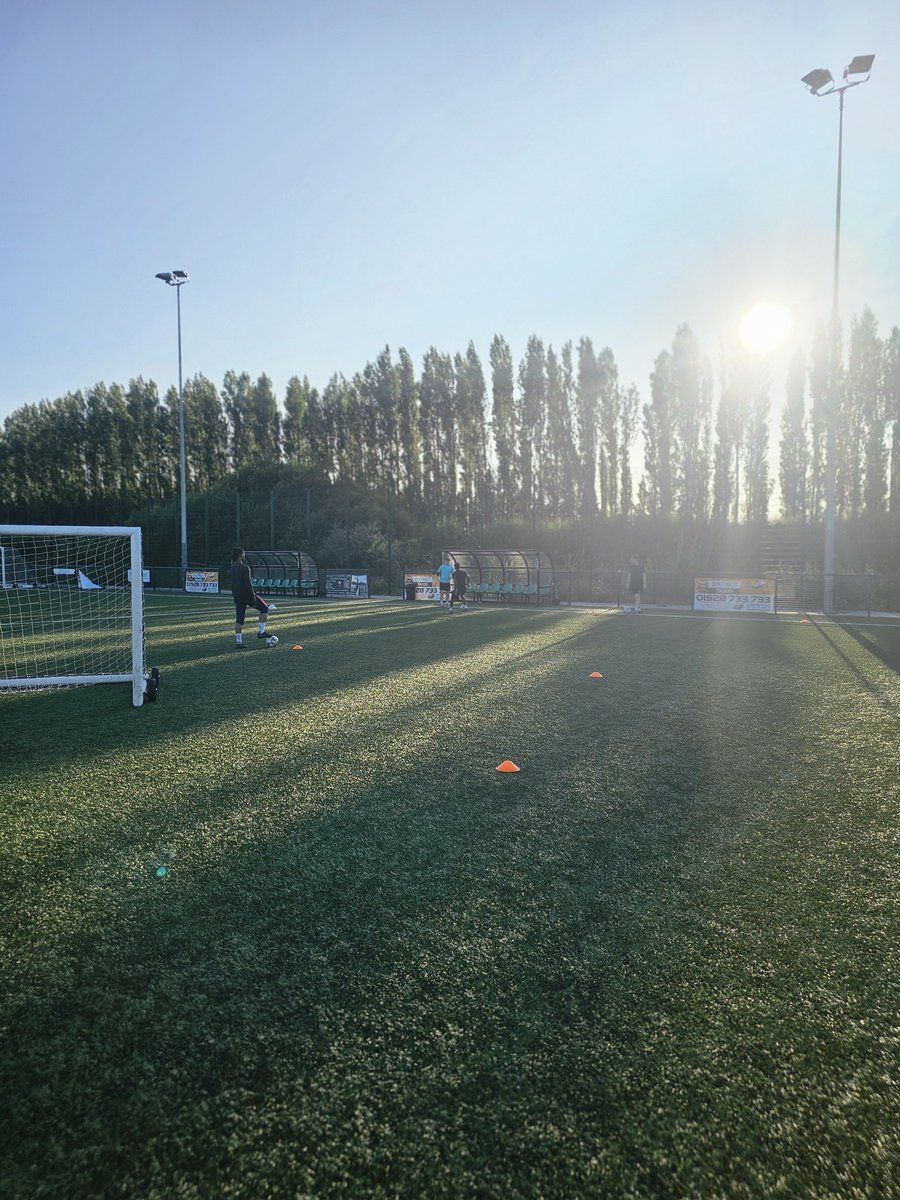 Another tough training session in the sun can't wait for pre season games to start of Saturday 
Football is back