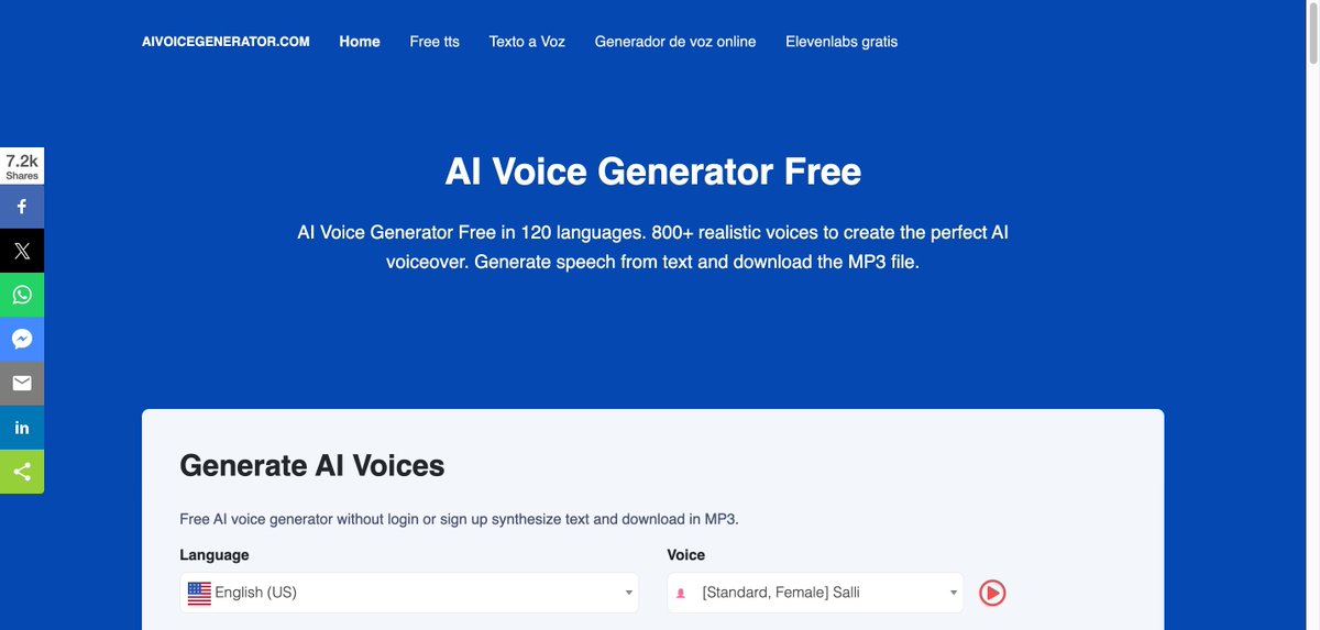 ermandgn's tweet image. AI Voice Generator ile ÜCRETSİZ olarak herhangi bir metni gerçekçi konuşmaya dönüştürebilirsiniz.

aivoicegenerator.com

#yapayzeka #yapayzekases #aivoice #ai