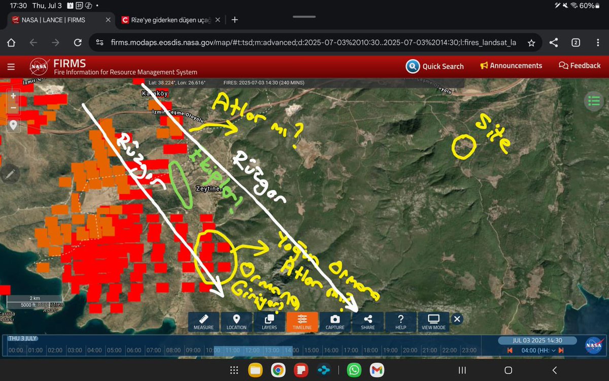 Yangın Zeytineli mahallesinden orman a doğru ilerliyor. Ormana girerse Urla bölgesi komple risk altında felaket olur. Gece çökmeden buraya yönlendirme lazım. 

<a href="/OGMgovtr/">Orman Genel Müdürlüğü</a> 
<a href="/izmirdecevirme/">Izmir Çevirme Radar</a> 
<a href="/izmirbld/">İzmir Büyükşehir Belediyesi</a> 
<a href="/drcemiltugay/">Dr. Cemil Tugay</a> 
<a href="/cesmebld/">Çeşme Belediyesi</a> 

#urla #çeşme #alaçatı #yangın #zeytinler #zeytineli