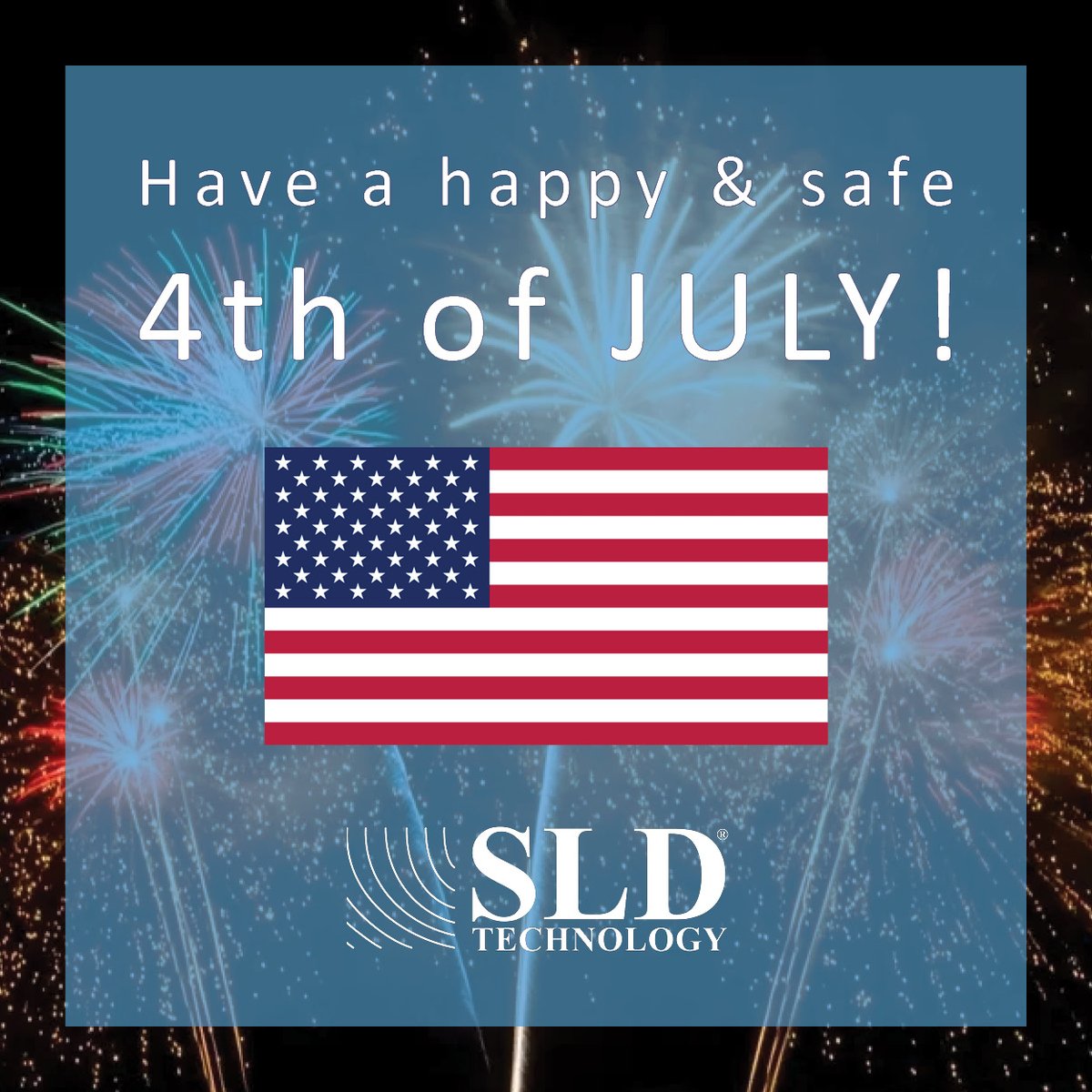SLDTechnology's tweet photo. We'll be closed tomorrow as our team celebrates, rests, and resets with those who matter most. Wishing you a safe, meaningful, and restorative Fourth of July!

From all of us at SLD Technology

#SLD #SLDtechnology #AirFRAME #designed4zero #d4z #FutureOfSurgery #HealthcareDesign https://t.co/PqmGmygKNI