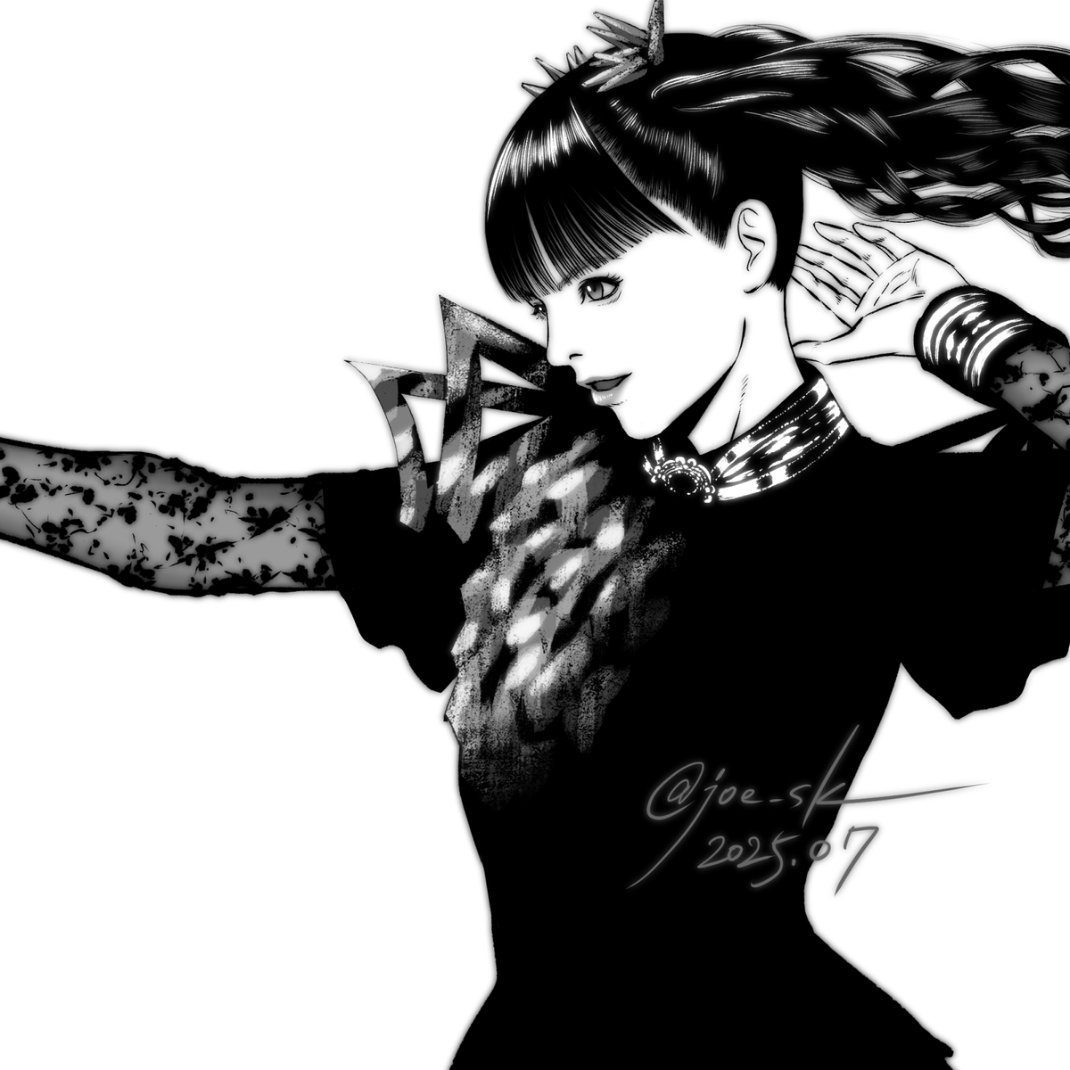 joe_sk's tweet photo. Happy 26th birthday!㊗️
#MOAMETAL聖誕祭2025 
#babymetal_fanart 
#BABYMETAL https://t.co/qxPeLB1TlJ