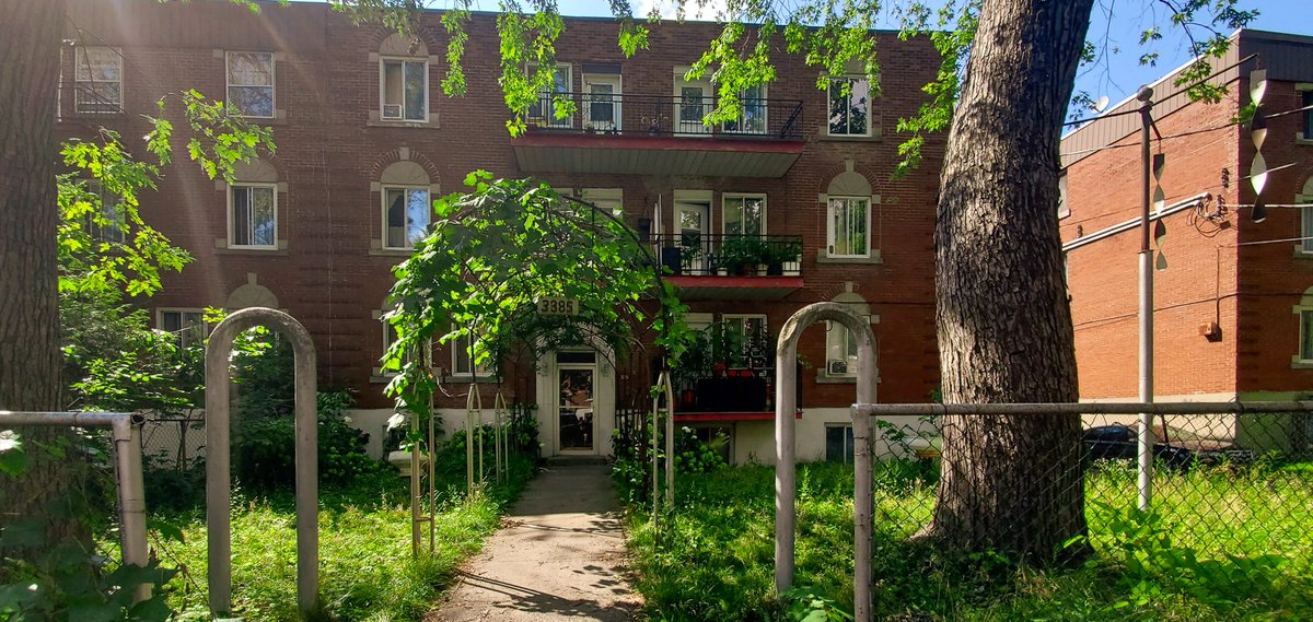 I'm so tired, man. These two multiplexes in Montreal were the homes my parents were able to provide for two kids on a TA's salary. People often refer to Europe or Asia, but the template exists like 500 km away.