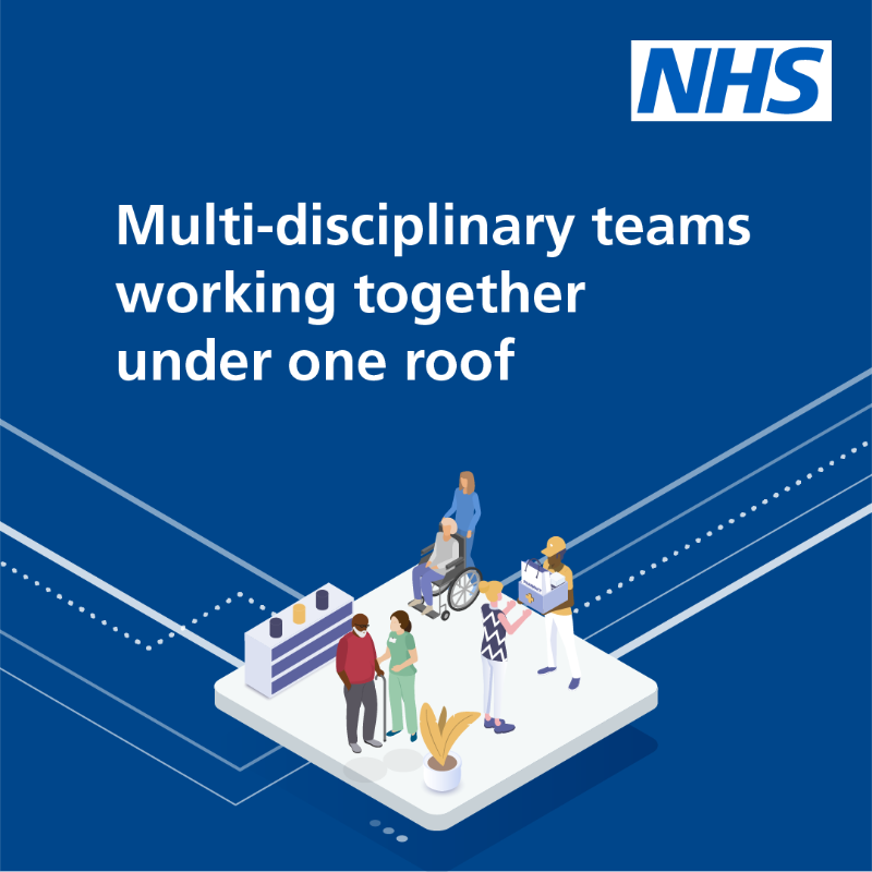 NHSEngland's tweet photo. The 10 Year Health Plan will ensure more care will be available on your doorstep and from the comfort of your own home.  
 
Read more about the shift from hospital to community.