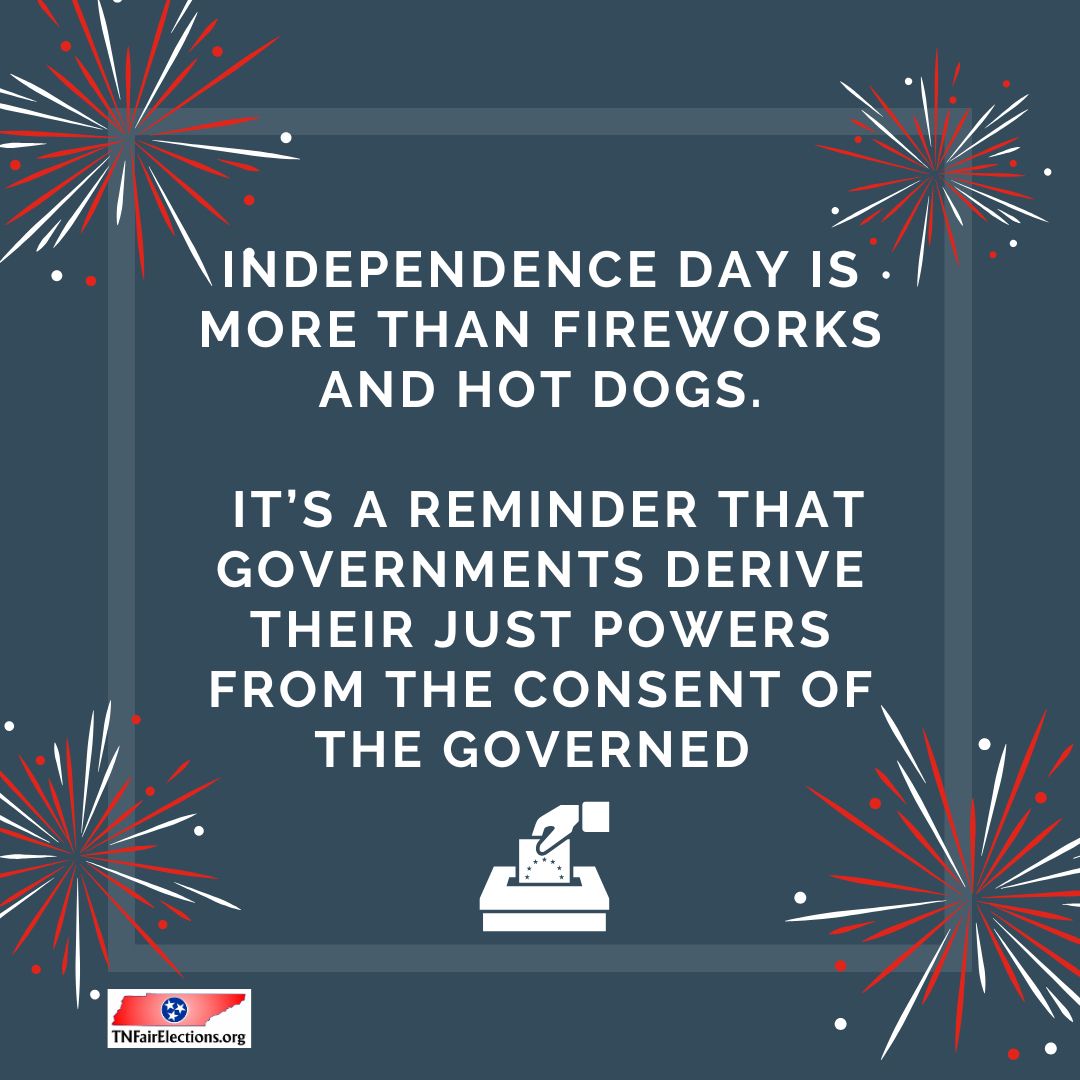 Free and fair elections are the bedrock of the “consent of the governed”.