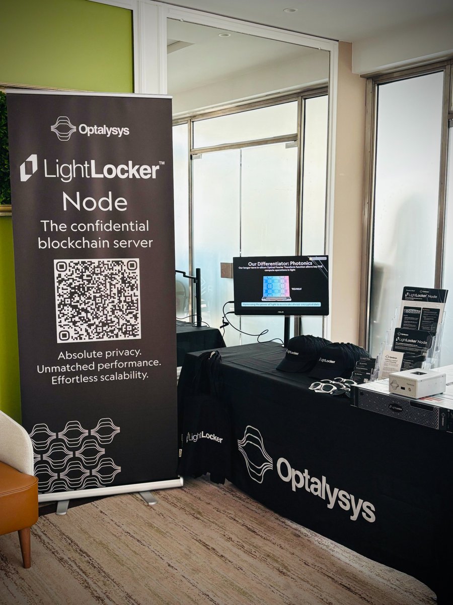 Optalysys's tweet image. 👌 What a day: the Optalysys team have been making the most of Encryption Day 2025, and our last day in Cannes. Big thanks to @FhenixIO  for organising #encryptionday - it&apos;s been a super round-off to our week at EthCC[8] 🇫🇷

#FHE #blockchaininnovation #ethcc @EthCCweek @EthCC
